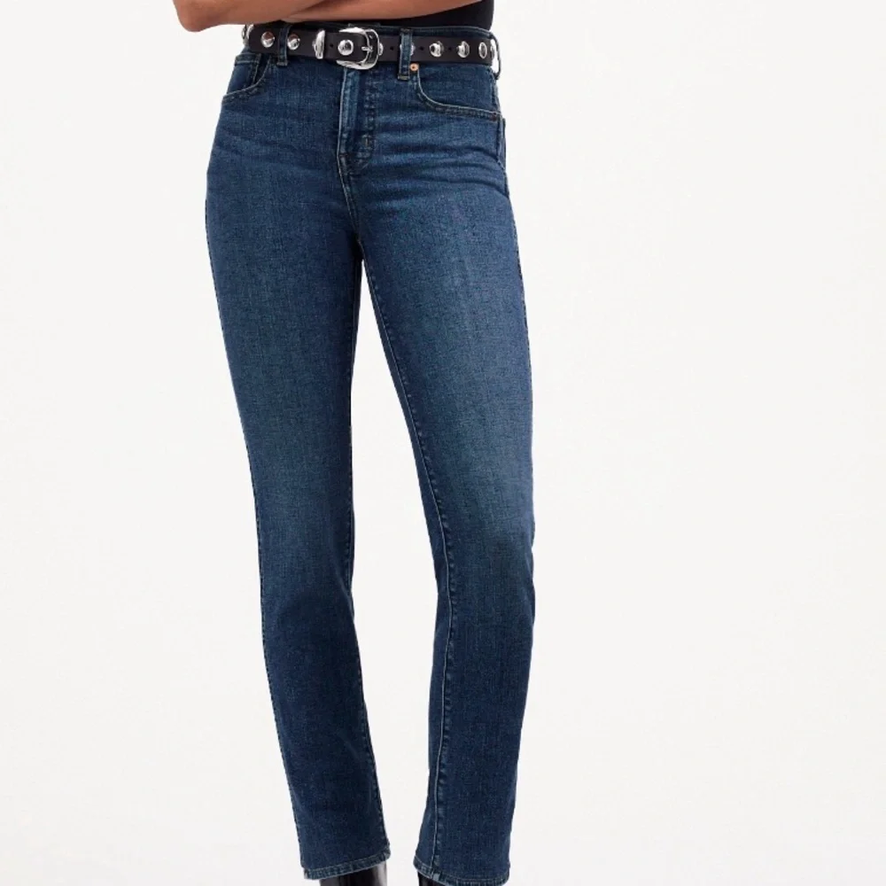 Madewell Stovepipe Jeans Denim Pants Mid Rise Blue Magic Pockets 30